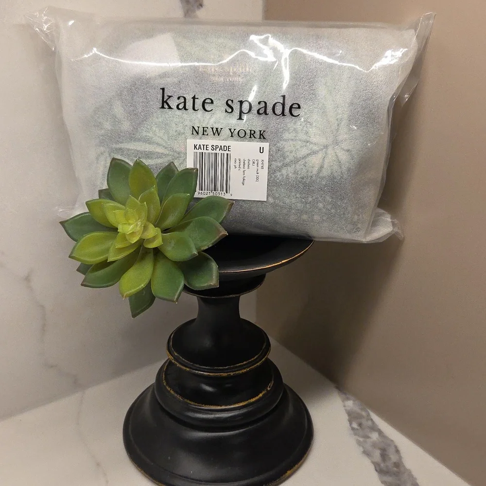 Kate Spade Chelsea Fern Foliage Cosmetic Bag KH748